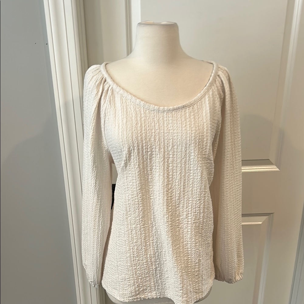 Loft Elegant Cream Women's Top